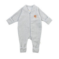 Fleece-Overall mit Fuchs aus Bio-Baumwolle - The Baltic Shop