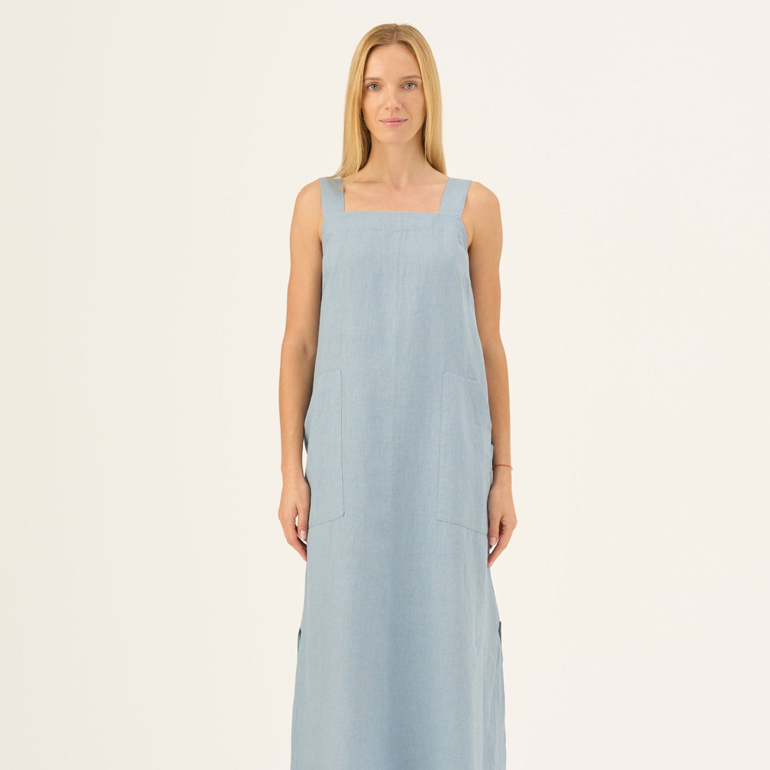Fugue Leinenkleid in Allure- Langes Leinenkleid