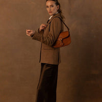 Geflochtene Ledertasche in Braun - The Baltic Shop