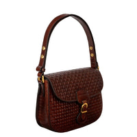 Geflochtene Ledertasche in Braun - The Baltic Shop