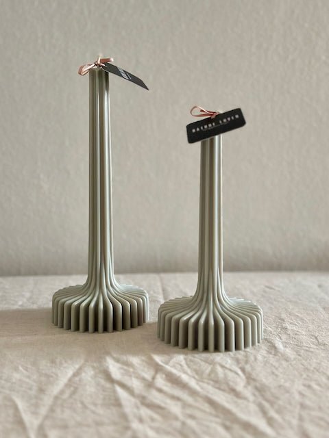 Geometrische Stabkerze aus Rapswachs - The Baltic Shop