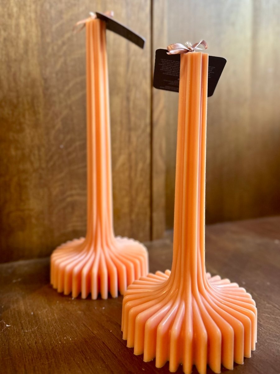 Geometrische Stabkerze aus Rapswachs - The Baltic Shop