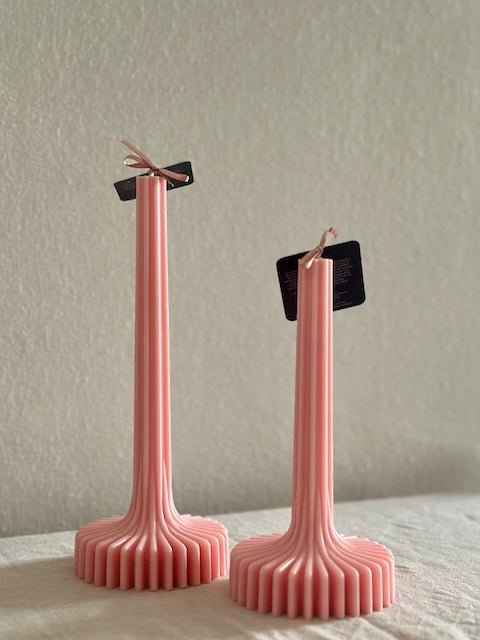 Geometrische Stabkerze aus Rapswachs - The Baltic Shop