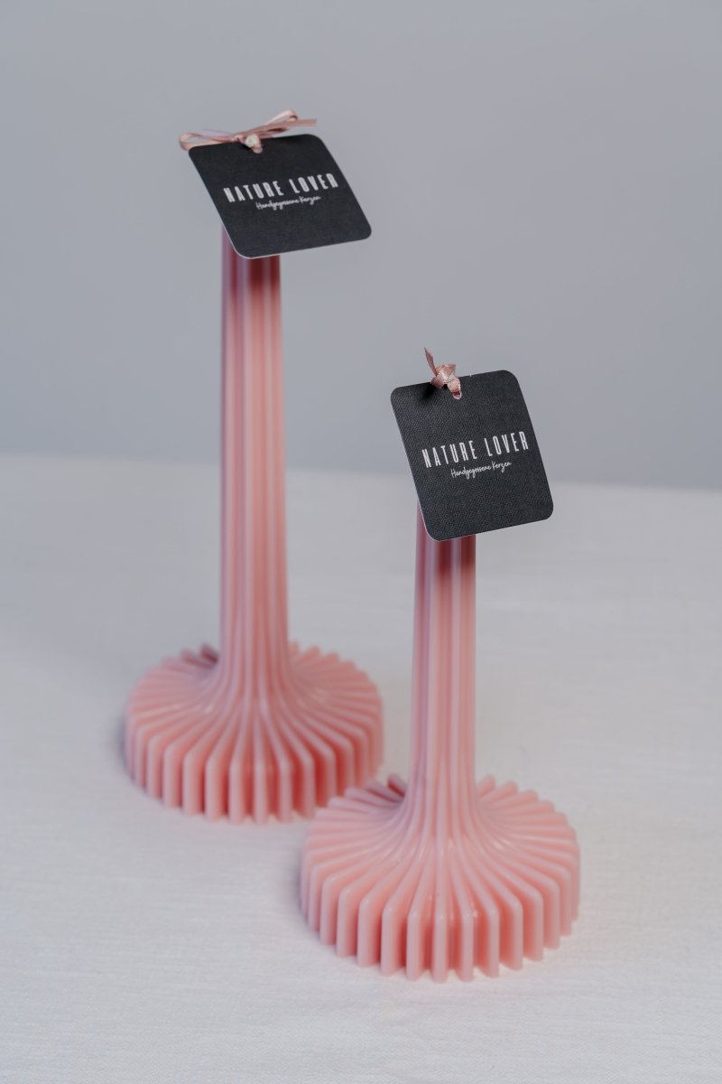 Geometrische Stabkerze aus Rapswachs - The Baltic Shop