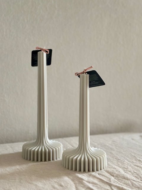 Geometrische Stabkerze aus Rapswachs - The Baltic Shop