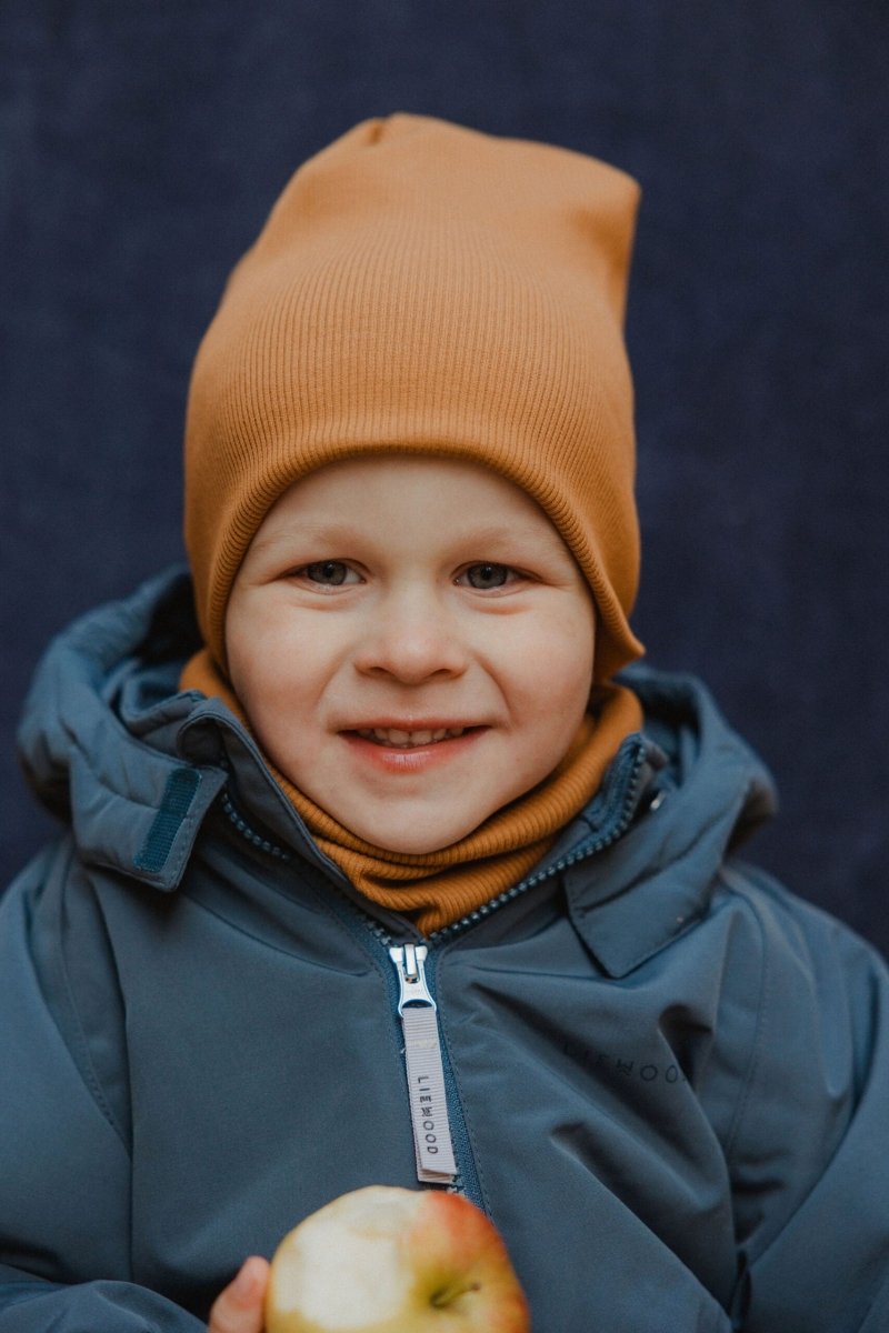 Gerippter Schlauchschal aus Bio Baumwolle - The Baltic Shop