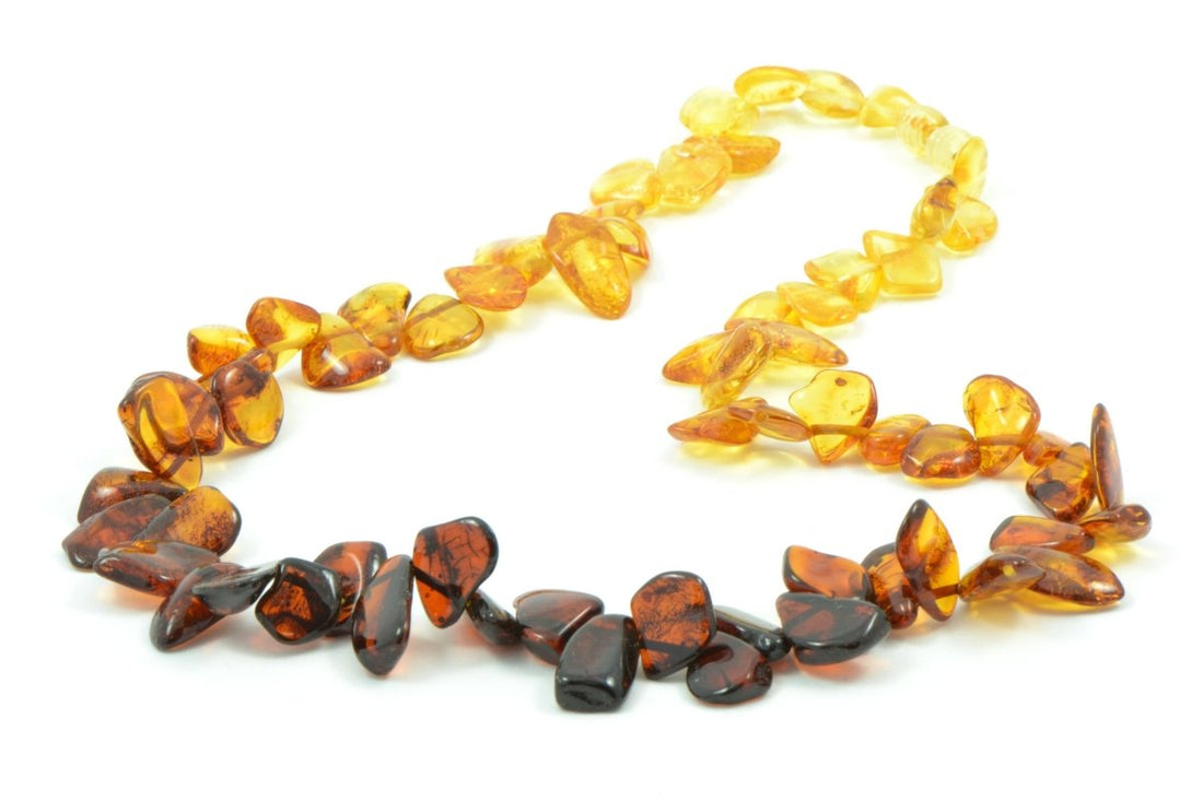 Halskette aus poliertem Bernstein - The Baltic Shop