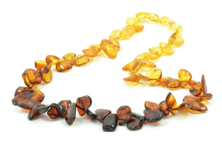 Halskette aus poliertem Bernstein - The Baltic Shop