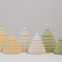 Handgegossene Kerze - Christbaum aus Soja und Rapswachs - The Baltic Shop