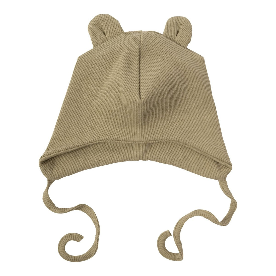 Haube aus Bio Baumwolle mit Teddy Ohren - The Baltic Shop