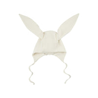Haube mit Hasenohren aus Bio Baumwolle in 2 Farben - The Baltic Shop