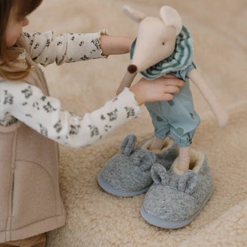 Hausschuhe für Kinder aus Merinowolle - The Baltic Shop