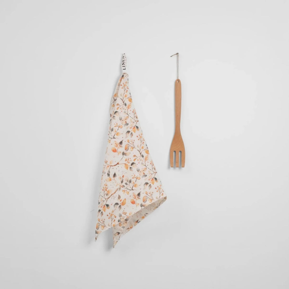 Herbst Aquarell Geschirrtuch aus Leinen - The Baltic Shop
