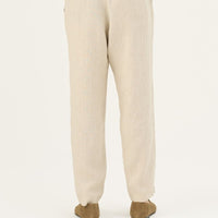 Herren Leinenhose in Beige – Lockere Hose aus 100 % Leinen - The Baltic Shop