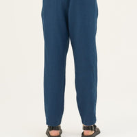 Herren Leinenhose in Navy – Lockere Hose aus 100 % Leinen - The Baltic Shop