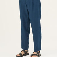 Herren Leinenhose in Navy – Lockere Hose aus 100 % Leinen - The Baltic Shop