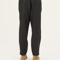 Herren Leinenhose in Schwarz – Lockere Hose aus 100 % Leinen - The Baltic Shop