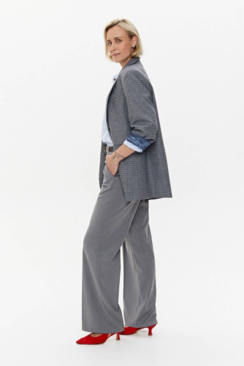 Hose 'MANHATTAN' | Gerade geschnitten in Wolkengrau - The Baltic Shop