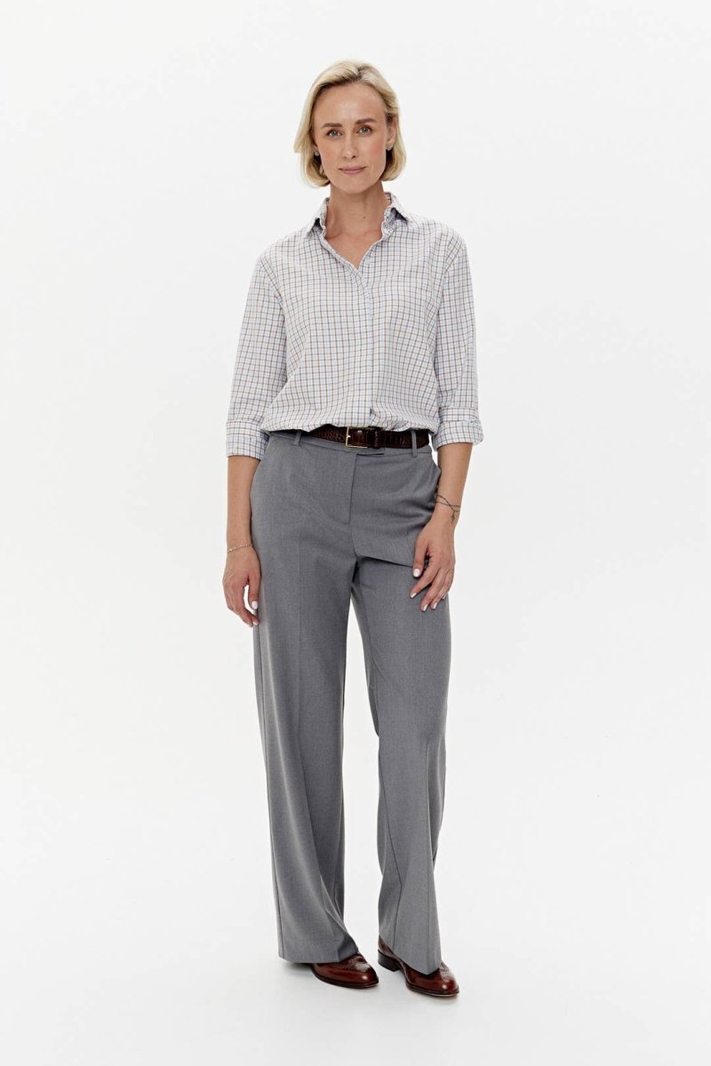 Hose 'MANHATTAN' | Gerade geschnitten in Wolkengrau - The Baltic Shop