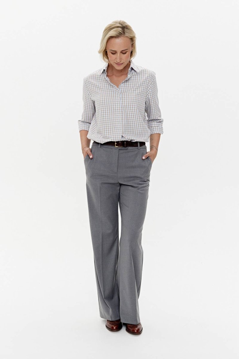 Hose 'MANHATTAN' | Gerade geschnitten in Wolkengrau - The Baltic Shop