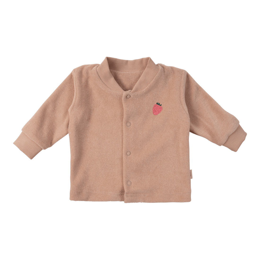 Jacke aus Bio Baumwolle mit Erdbeerstickerei - The Baltic Shop