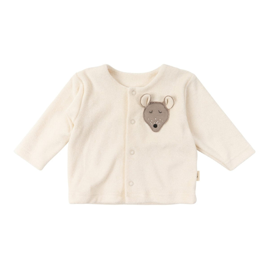 Jacke aus Bio Baumwolle mit Maus Stickerei - The Baltic Shop