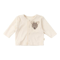 Jacke aus Bio Baumwolle mit Maus Stickerei - The Baltic Shop