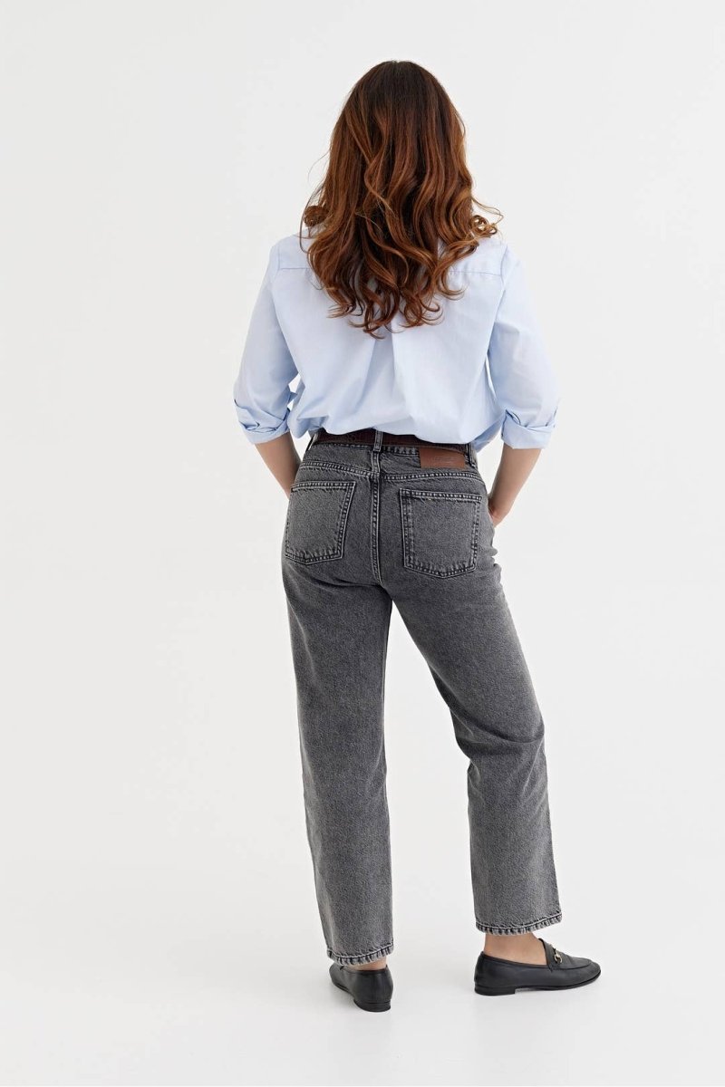 Jeans LA PARISIENNE in rauchgrau - The Baltic Shop