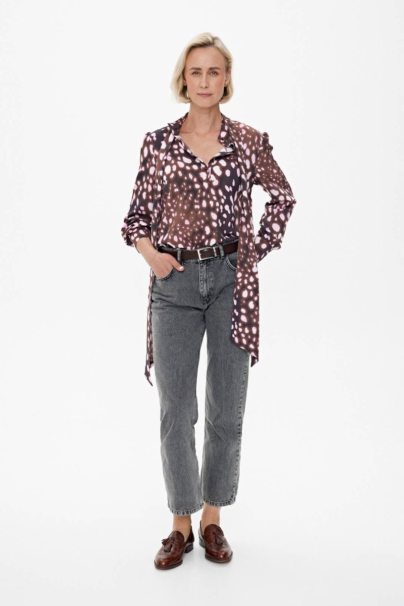 Jeans LA PARISIENNE in rauchgrau - The Baltic Shop