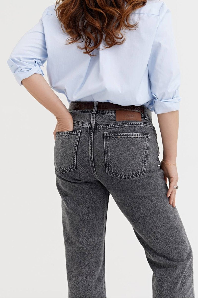 Jeans LA PARISIENNE in rauchgrau - The Baltic Shop