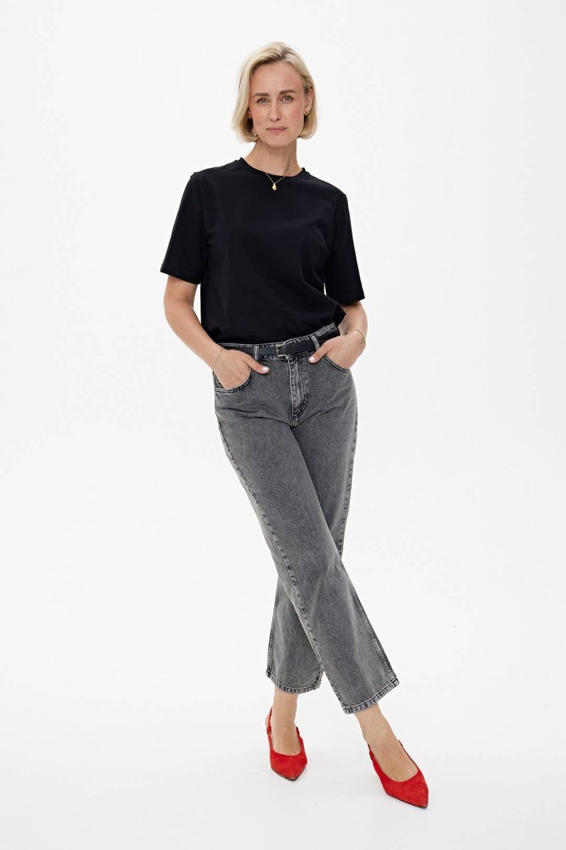 Jeans LA PARISIENNE in rauchgrau - The Baltic Shop