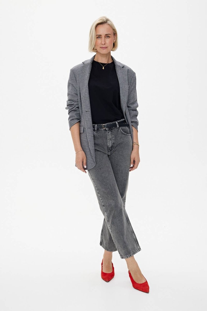 Jeans LA PARISIENNE in rauchgrau - The Baltic Shop