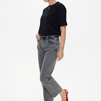 Jeans LA PARISIENNE in rauchgrau - The Baltic Shop