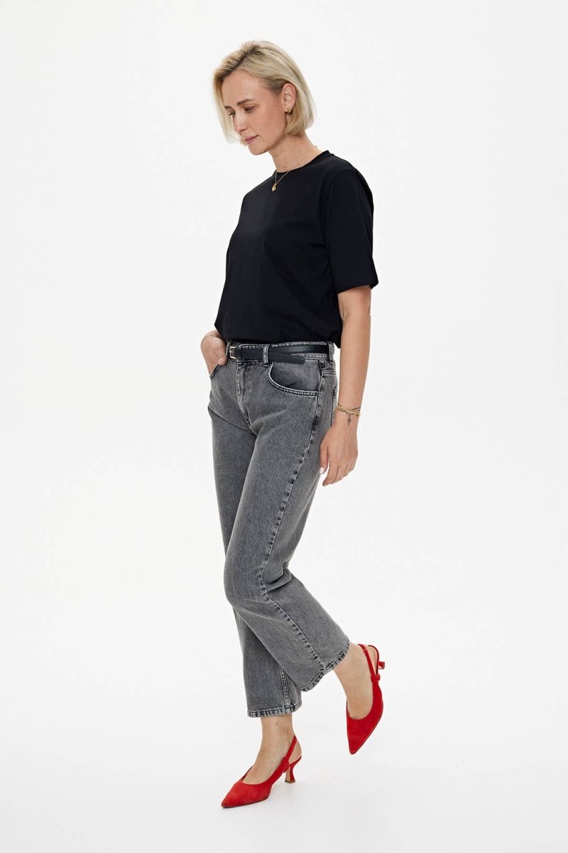Jeans LA PARISIENNE in rauchgrau - The Baltic Shop