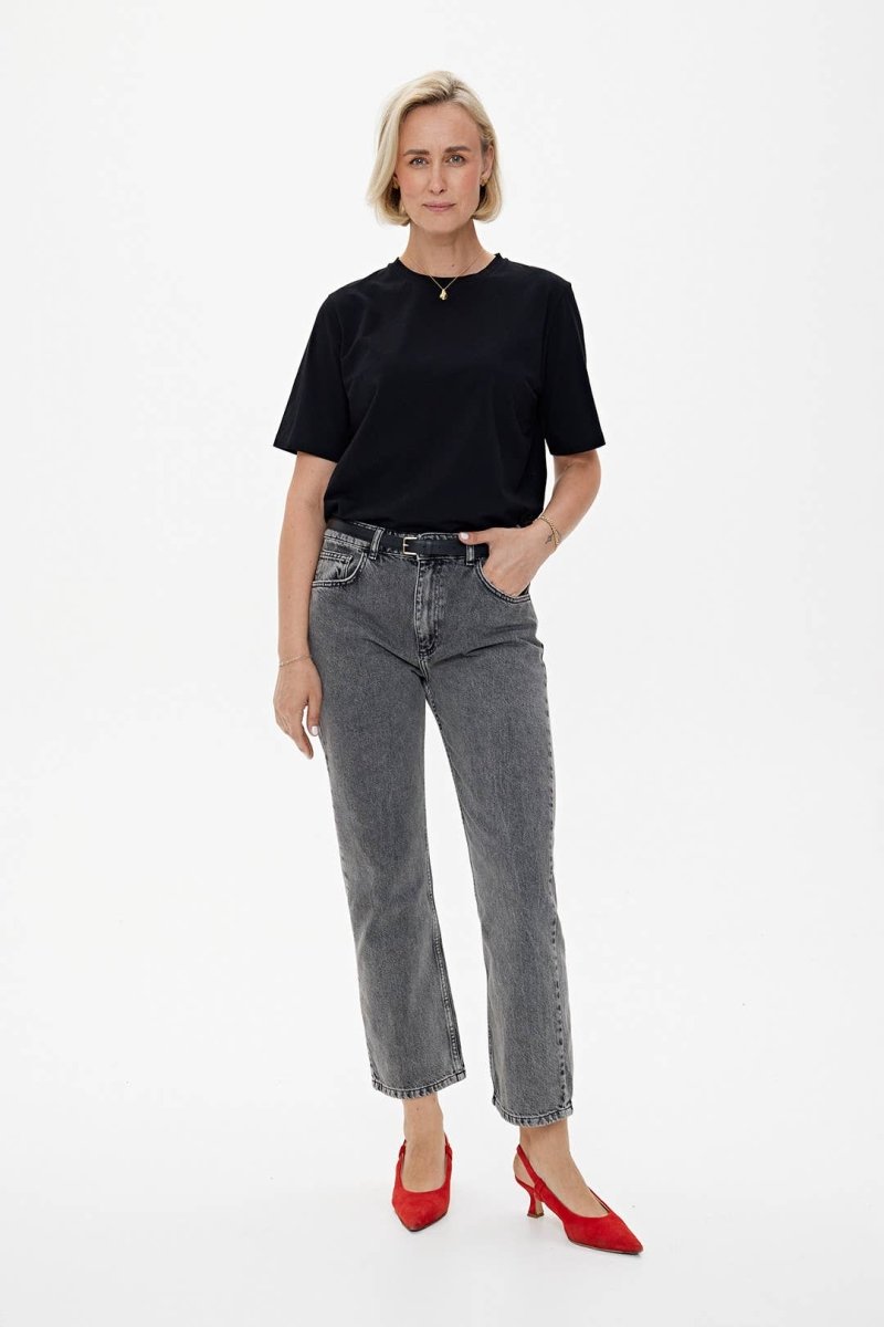 Jeans LA PARISIENNE in rauchgrau - The Baltic Shop