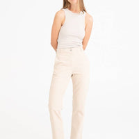 Jeans 'LUCA' - hellbeige Stretch - Denim - The Baltic Shop