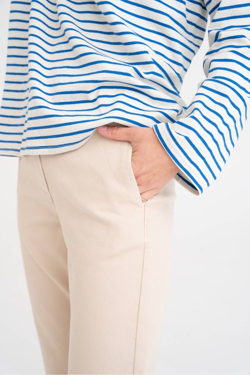 Jeans 'LUCA' - hellbeige Stretch - Denim - The Baltic Shop