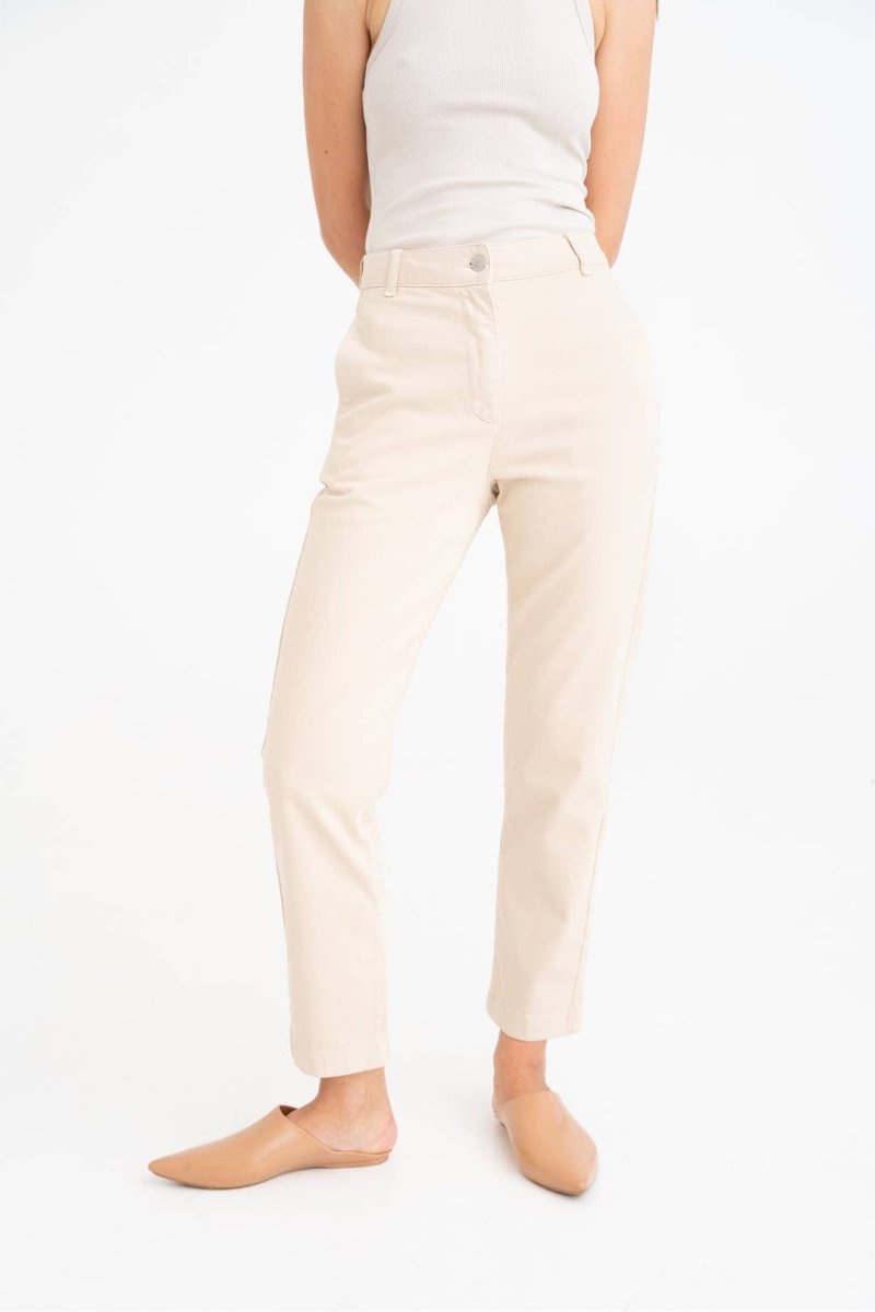 Jeans 'LUCA' - hellbeige Stretch - Denim - The Baltic Shop