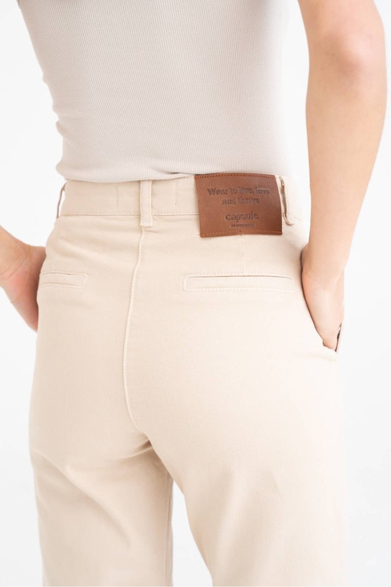 Jeans 'LUCA' - hellbeige Stretch - Denim - The Baltic Shop