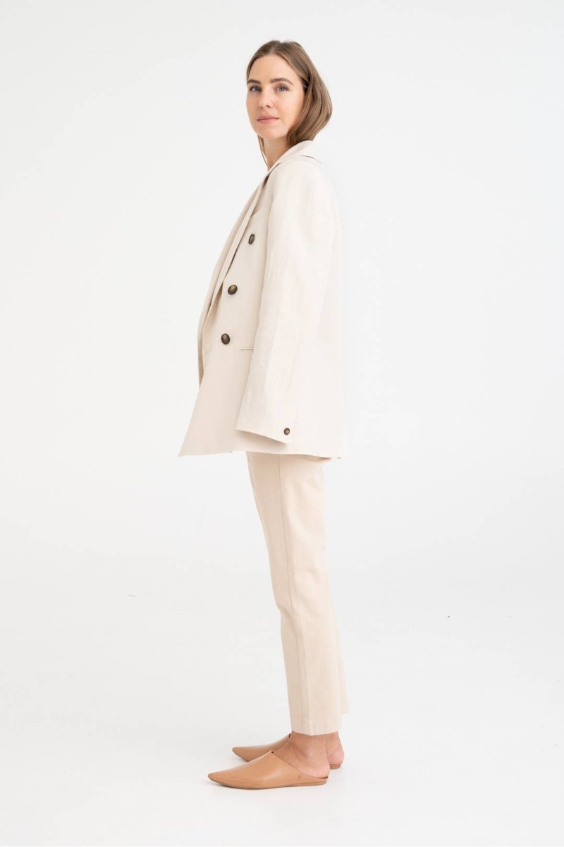 Jeans 'LUCA' - hellbeige Stretch - Denim - The Baltic Shop