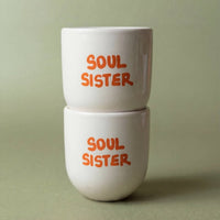 Keramikbecher " Soul Sisters" - The Baltic Shop