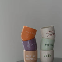 Keramiktasse - Ajlovju (I Love You) - The Baltic Shop