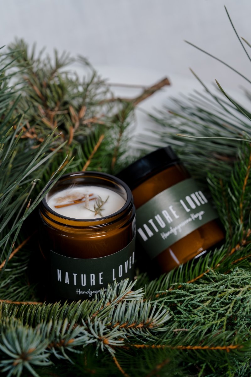 Kerze im Glas "Weihnachten" - The Baltic Shop