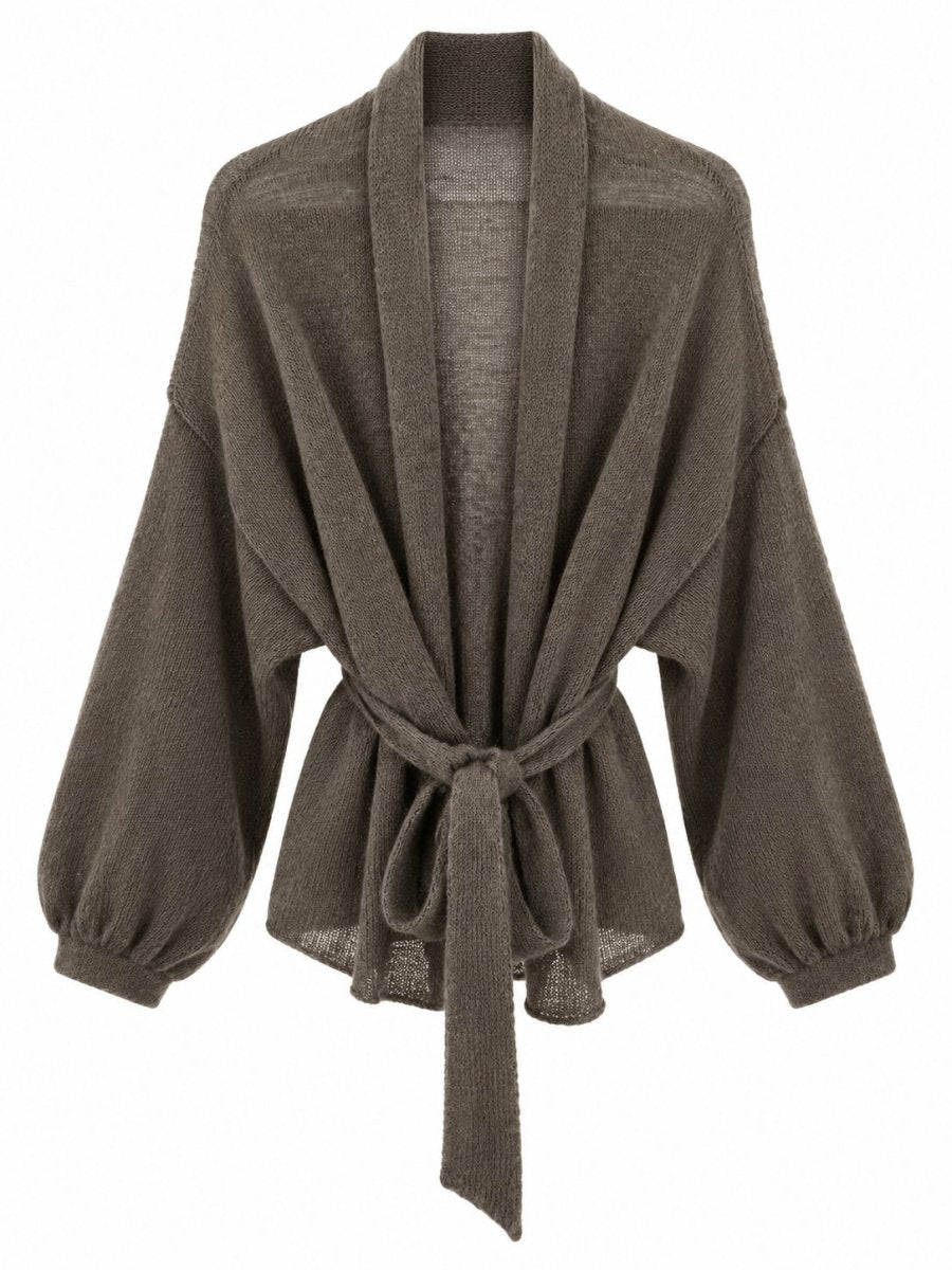 Kidmohair & Seide Strickjacke - The Baltic Shop