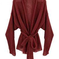 Kidmohair & Seide Strickjacke – handgefertigt in Lettland - The Baltic Shop
