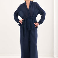 Kidmohair & Seide Strickjacke – handgefertigt in Lettland - The Baltic Shop