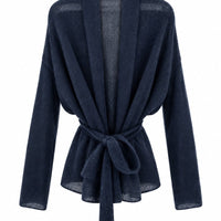 Kidmohair & Seide Strickjacke – handgefertigt in Lettland - The Baltic Shop