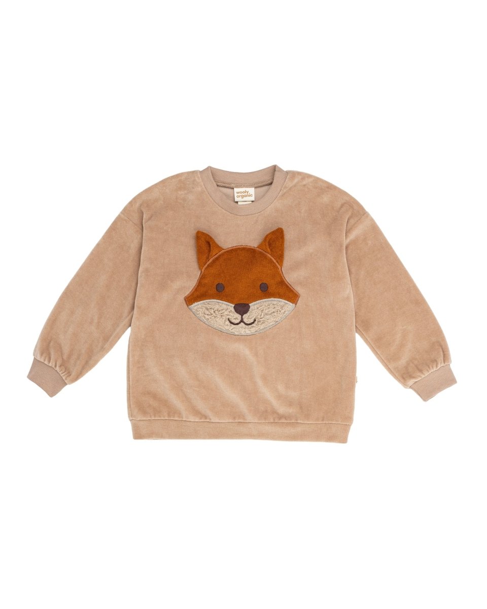 Kinderpullover aus Bio-Baumwollvelours - The Baltic Shop
