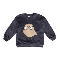 Kinderpullover aus Bio-Baumwollvelours - The Baltic Shop