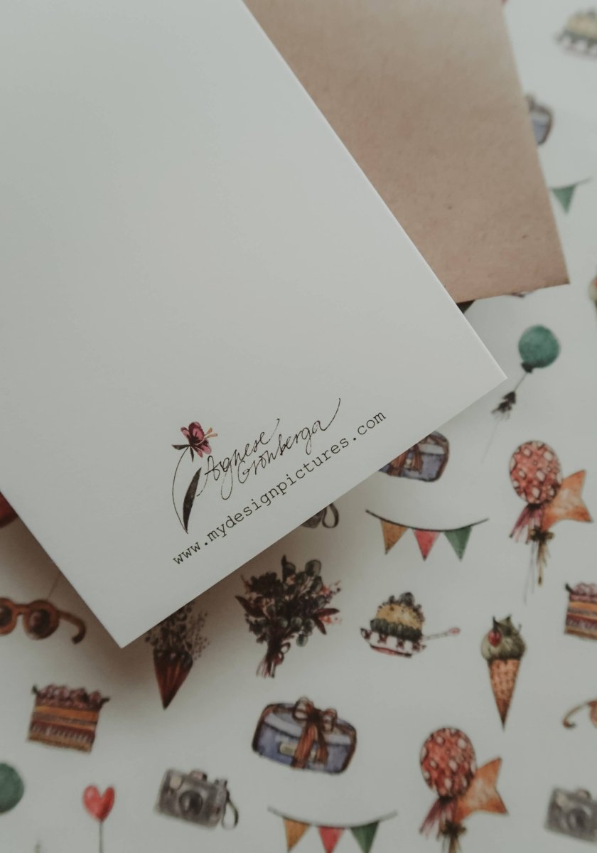 Klappkarte - Hase auf Motorrad - The Baltic Shop